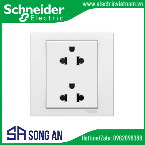 Bộ ổ cắm đôi 3 chấu 16A