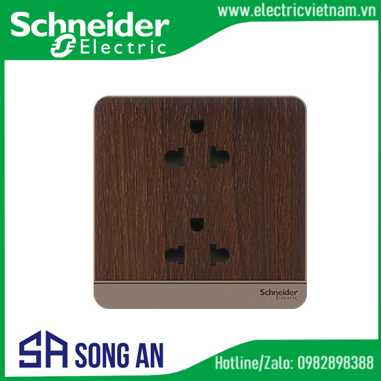 Ổ cắm đôi 3 chấu 16A