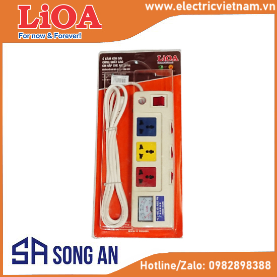 Ổ cắm 3 -công suất lớn dành cho TB Hi-end, phòng thí nghiệm ,có đồng hồ điện áp.