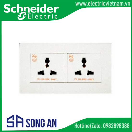 Bộ ổ cắm đôi đa năng 13A