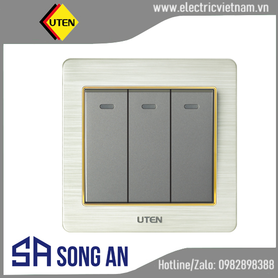 Công tắc ba 1 chiều Uten V6.0