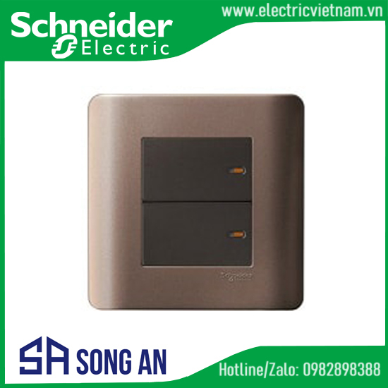 Bộ công tắc đôi 2 chiều 16A