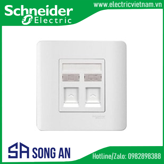 Bộ ổ cắm điện thoại và ổ cắm mạng Cat5e