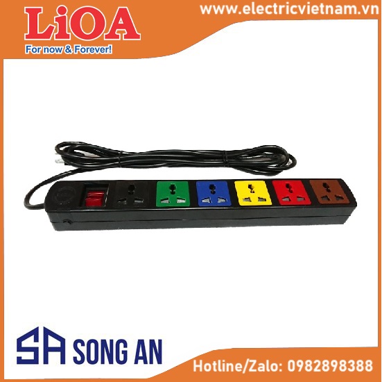 Loại đa năng công tắc 2 cực 6 ổ :6DN2
