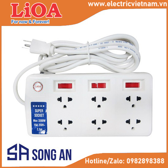 Ổ cắm công suất lớn -3300W 15A-220V