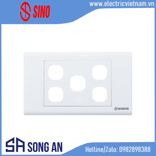 Mặt 5 hạt công tắc S18
