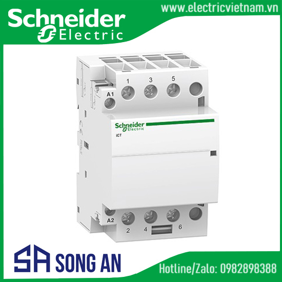 Contactor iCT A9C20843 3P 40A 3NO 230/240VAC