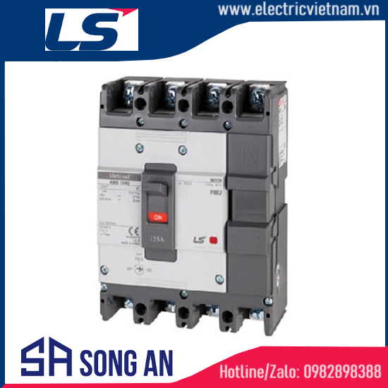 Aptomat MCCB 4P ABS104c FMU Icu 37KA