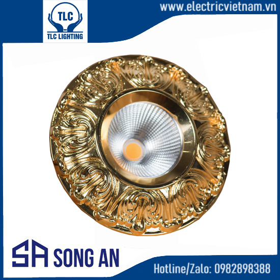 Đèn LED Downlight cổ điển Gold 18K-Premier TLC-ACĐ-VV-10W