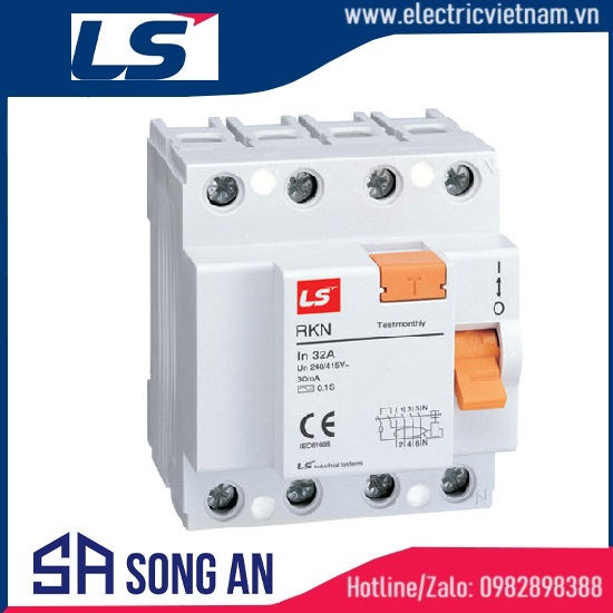 Aptomat RCCB RKN 3P+N Icu 6KA