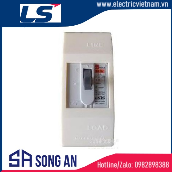 Aptomat MCCB 2P BS32c w/c Icu 1,5KA có vỏ