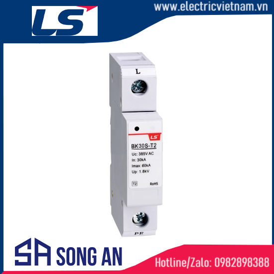 Thiết bị chống sét SPD BKS-T2 1P 385V