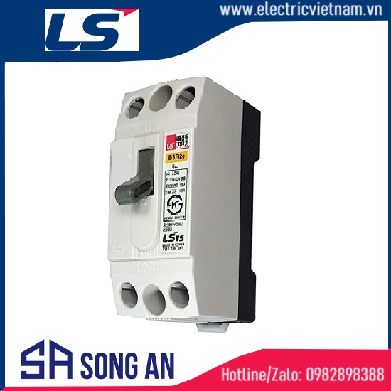 Aptomat MCCB 2P BS32c Icu 1,5KA không vỏ