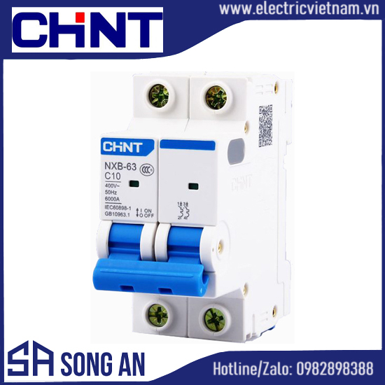 Aptomat MCB NXB-63 2P Icu=6kA