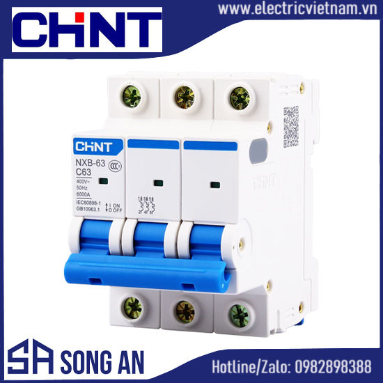 Aptomat MCB NXB-63 3P Icu=6kA