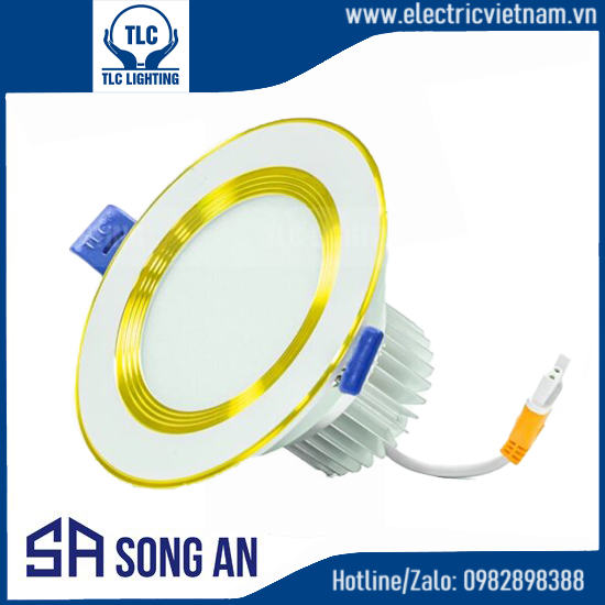 Chống chói đế dày 7W viền vàng- Đơn sắc