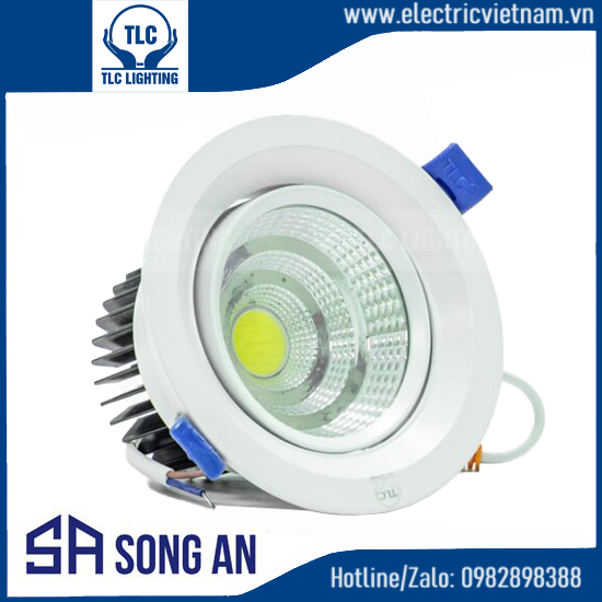 Đèn âm trần đơn COB 7W