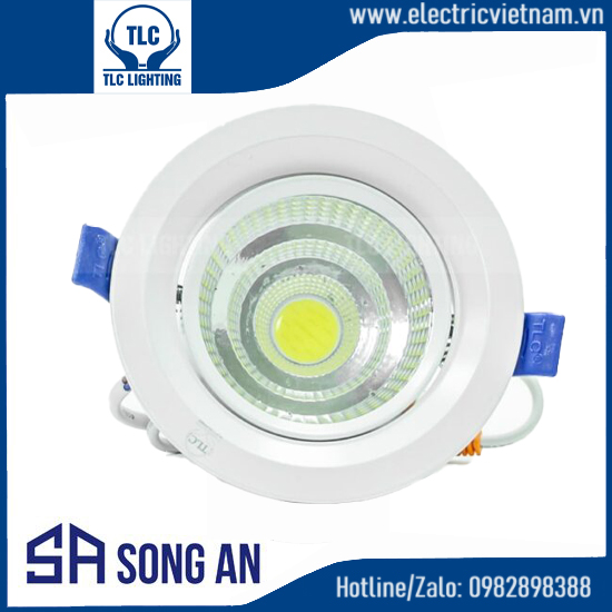 Đèn âm trần đơn COB 7W