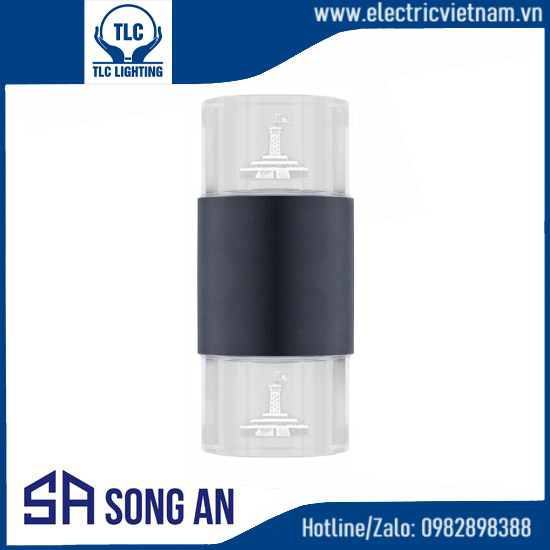 Đèn LED tường trang trí 2 đầu Cột cờ Hà Nội TLC-ĐTT-CCHN-14W