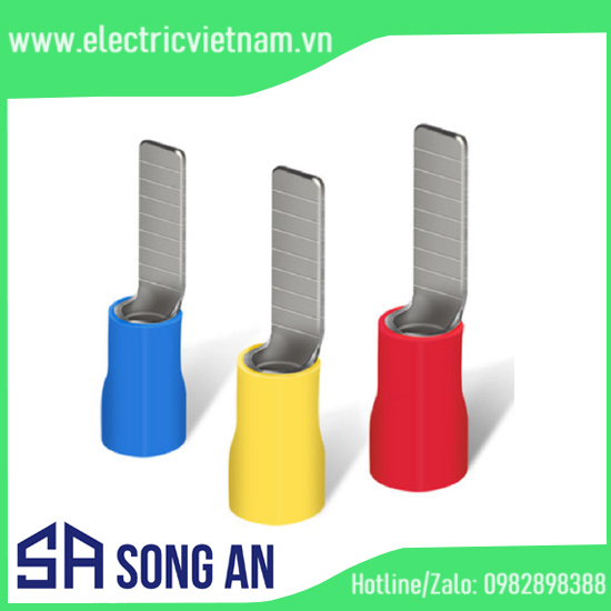 Đầu Cos Pin dẹt bọc nhựa