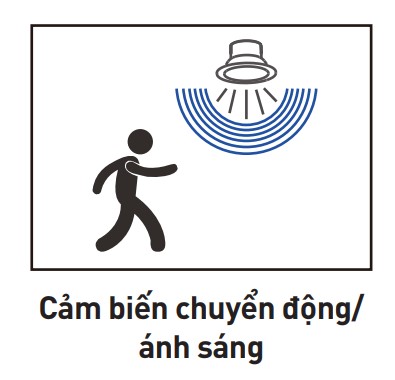 LED Downlight cảm biến DN Series 12W