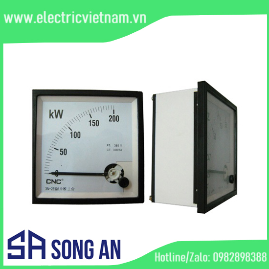 Đồng hồ KW 3P, 3W 415V/5A