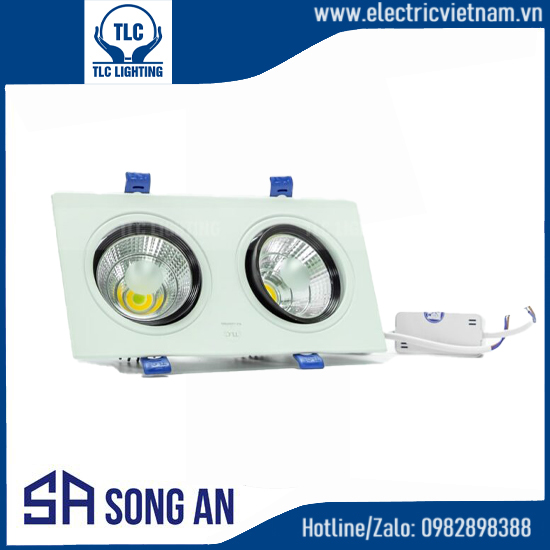 Đèn âm trần đôi COB 14W