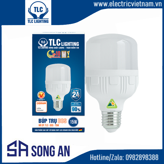 Đèn LED Búp trụ DOS TLC-DOS-20W