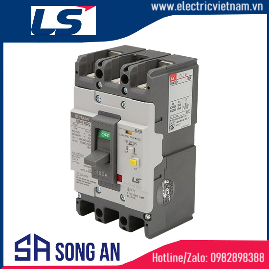 Aptomat ELCB 2P EBN102c Icu 35KA