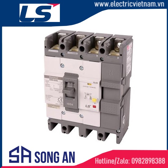 Aptomat ELCB 4P EBN404c Icu 37KA