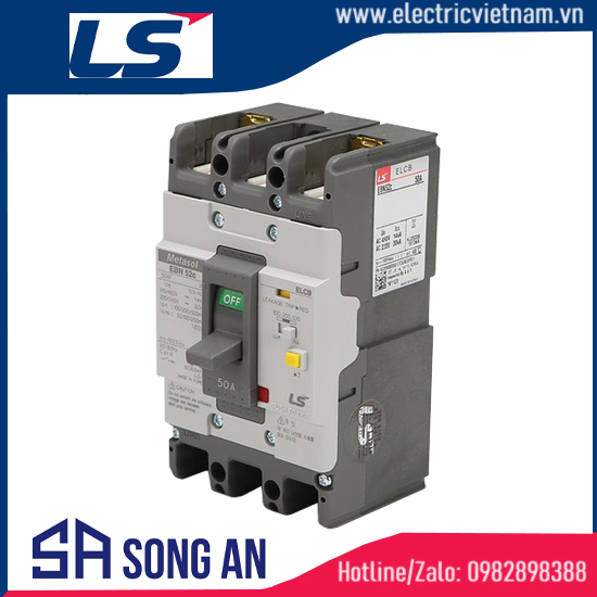 Aptomat ELCB 3P EBN53c Icu 14KA