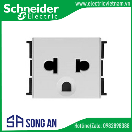 Ổ cắm đơn 3 chấu 16A, size M