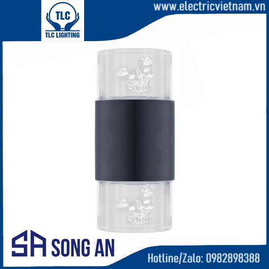 Đèn LED tường trang trí 2 đầu Hoa sen TLC-ĐTT-HS-14W