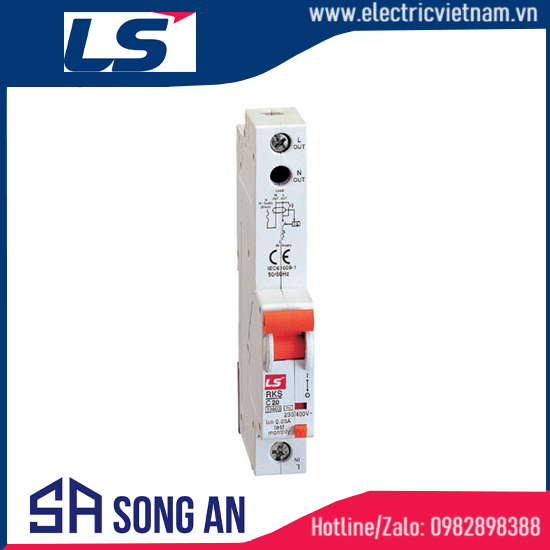 Aptomat RCBO RKS 1P+N Icu 10KA