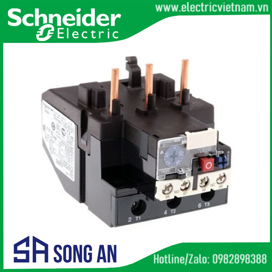 Rơ le nhiệt hợp bộ với khởi động từ có cầu đấu nối bằng ốc vít LC1E