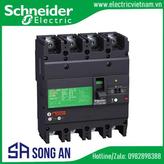 MCCB CVS100BS 4P Icu=25kA/380V