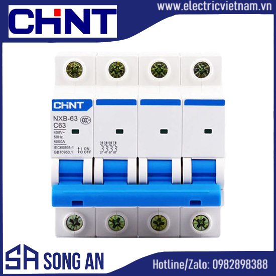 Aptomat MCB NXB-63 4P Icu=6kA