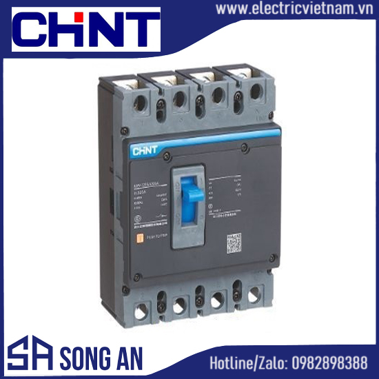 Aptomat MCCB NXM400S- 4P Icu=50kA, Idm( 315A, 350A, 400A)