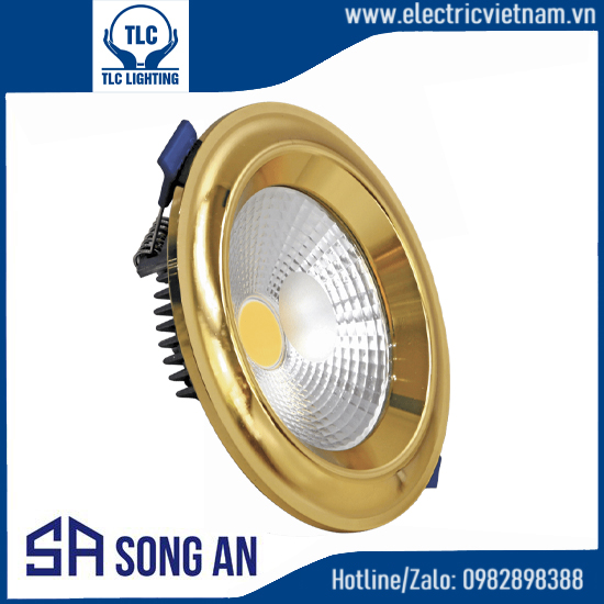 LED Downlight Nano COB Gold- Đơn sắc