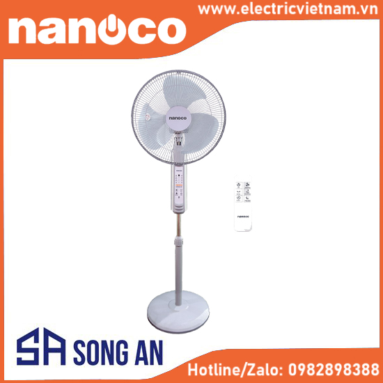 Quạt đứng NSF1602G-RC ( màu xám có remote)