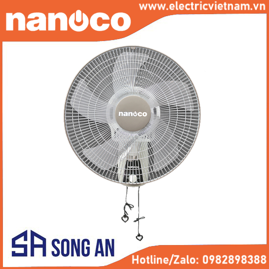 Quạt treo tường NWF1604G ( màu xám)