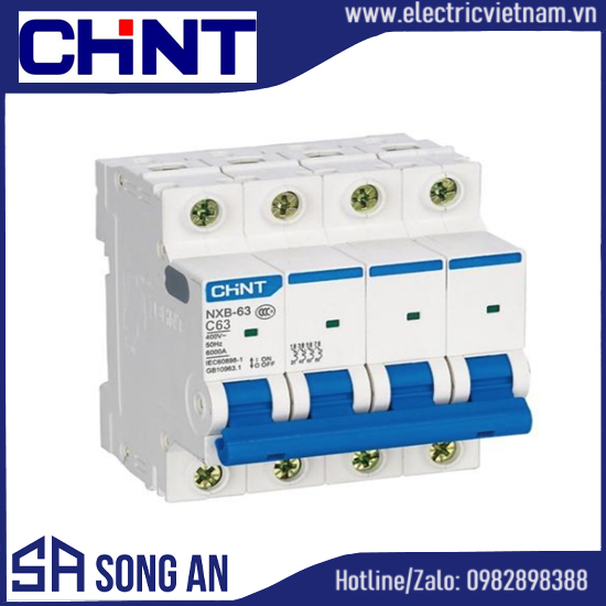 Aptomat MCB NXB-63 4P Icu=6kA