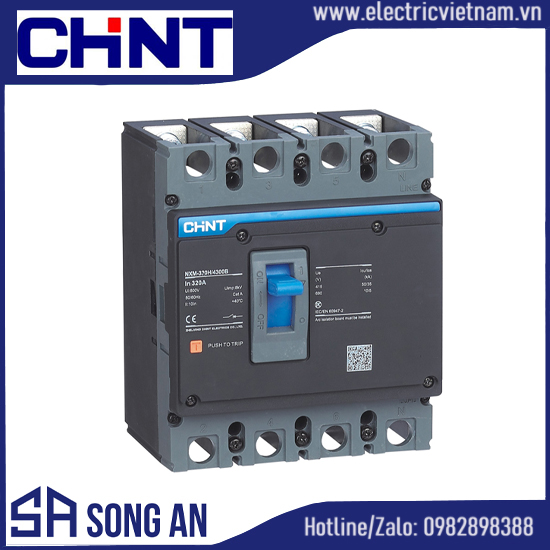 Aptomat MCCB NXM 250S- 4P Icu=35kA, Idm ( 160A,200A,250A)