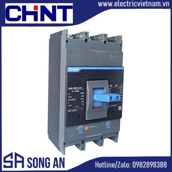 Aptomat MCCB NXM1600H- 3P Icu=70kA , Idm 1600A