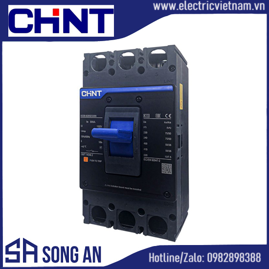 Aptomat MCCB NXM1000S- 3P Icu=50kA , Idm 1000A