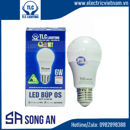 Đèn LED Búp OS TLC-BOS-06W