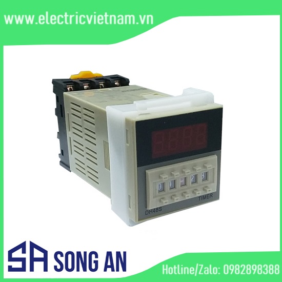 Rơ le thời gian cài được: Giây, phút, giờ