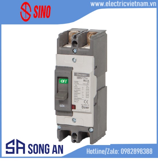 Aptomat MCCB SBS 2P 22kA/380V