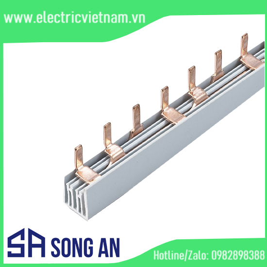 Thanh lược đồng lắp MCB 3P