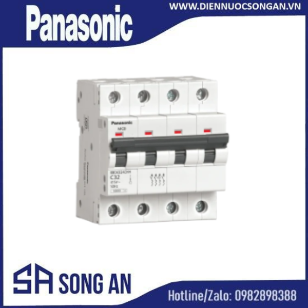 MCB 4P 25A 10kA 415VAC